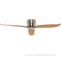 Low profile ceiling fan with light